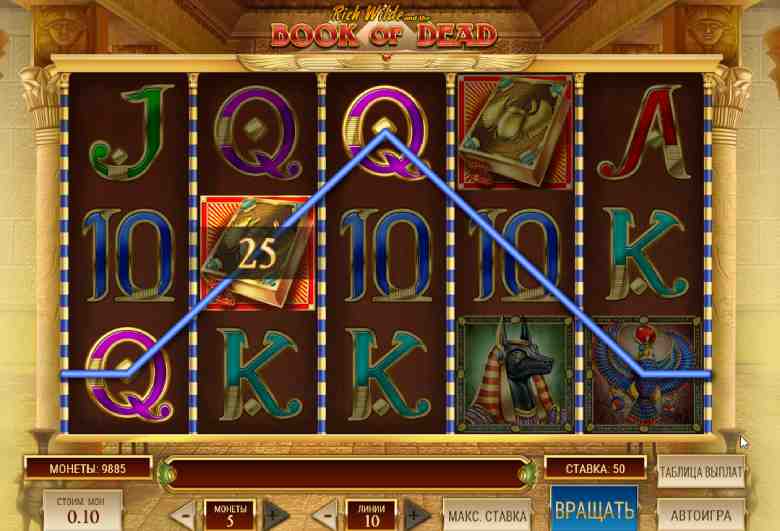 win at the slot machine book of dead